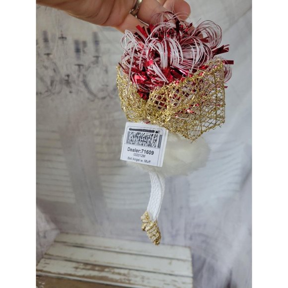 Imagination angel muff ornament handmade Xmas tree - Picture 3 of 6